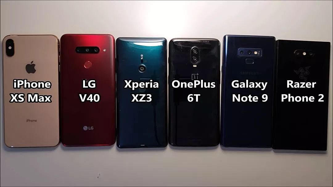 六款手机续航测试，iPhone XS Max 表现一般