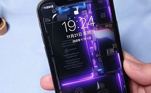 最近超火的 iPhone 电流锁屏壁纸，效果太炫了!