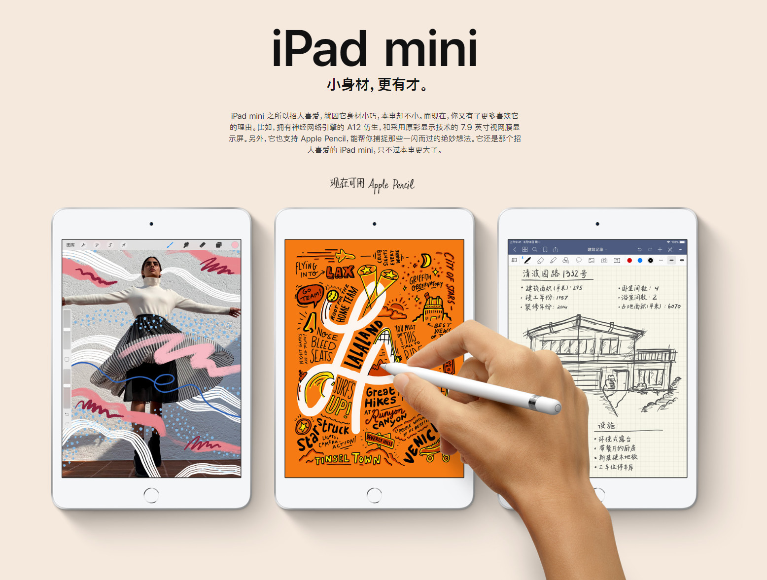 苹果发布 iPad mini 5、新款iPad Air！