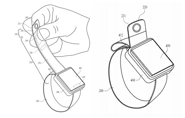 苹果 Apple Watch 新专利曝光：表带上有相机镜头