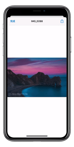 iPhone 为照片添加相机水印，支持左下角、居中风格