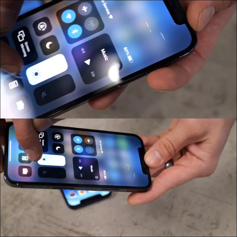 iPhone 12/12 Pro 跌落测试，超瓷晶面板表现不错