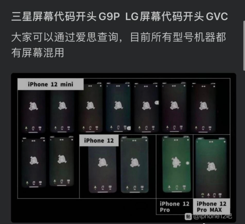 苹果承认 iPhone 12 系列绿屏问题：正进行调查