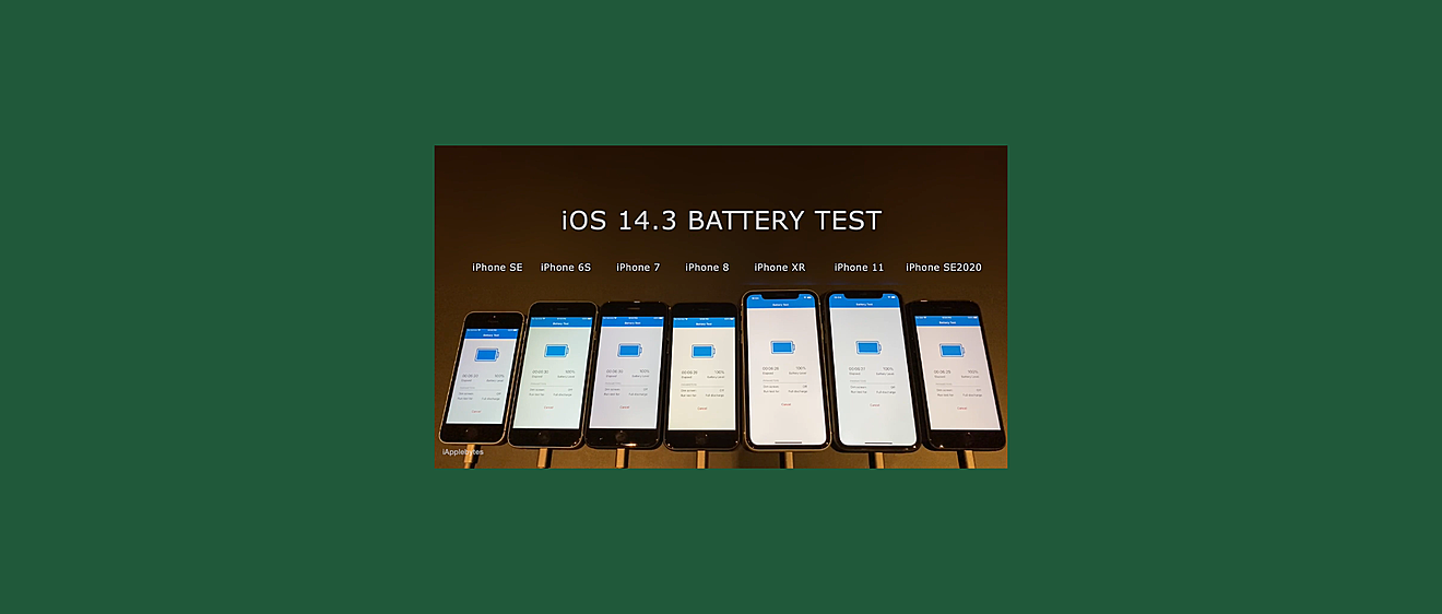 iOS 14.3 续航测试成绩，不太理想﹨安利一款小程序
