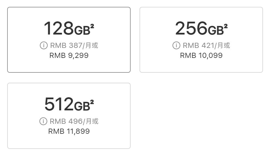 iPhone 12 Pro Max各版本售价