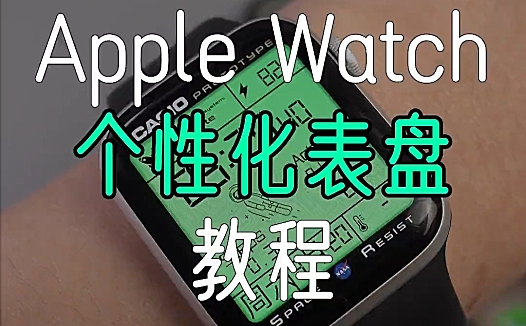 Apple Watch 个性化表盘设置教程
