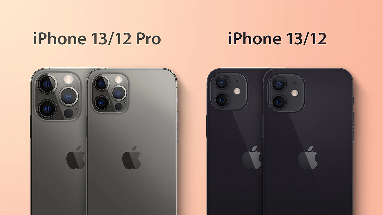 iPhone 13/13Pro 后置镜头示意图，更大更凸出