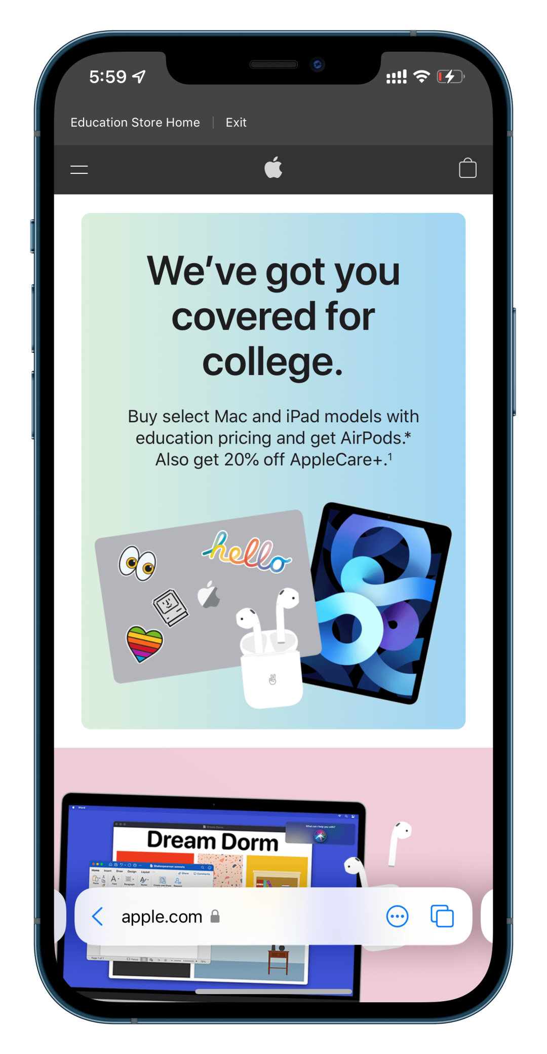 买 Mac、iPad 送 AirPods，苹果陆续开启返校季活动